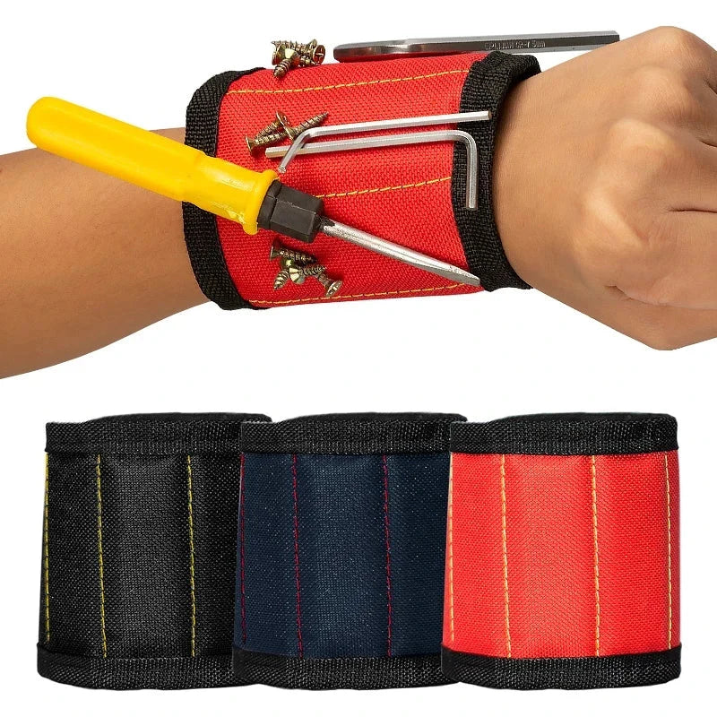 Strong Magnetic Wristband – Portable Tool Bag for Holding Screws, Nails, Nuts, Bolts, and Drill Bits