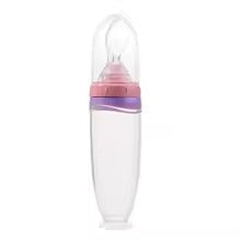 Cuchara biberón Fluzo morado